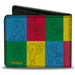 Bi-Fold Wallet - Twister Character Pose Blocks Multi Color Bi-Fold Wallets Hasbro   