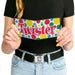 Bi-Fold Wallet - TWISTER Game Icons and Circle Expressions White/Multi Color Bi-Fold Wallets Hasbro