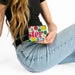 Bi-Fold Wallet - TWISTER Game Icons and Circle Expressions White/Multi Color Bi-Fold Wallets Hasbro