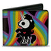 Bi-Fold Wallet - SKELANIMALS Bonita the Unicorn Pose and Title Logo Rainbows Bi-Fold Wallets Hasbro   