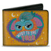 Bi-Fold Wallet - Furby Orange Furby WORD TO THE FURB Heart Pose and Title Logo Orange/Purple Bi-Fold Wallets Hasbro   