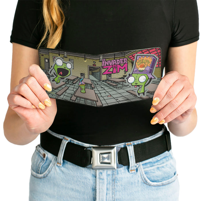 Bi-Fold Wallet - INVADER ZIM GIR Dog Cafeteria Poses and Title Logo Bi-Fold Wallets Nickelodeon