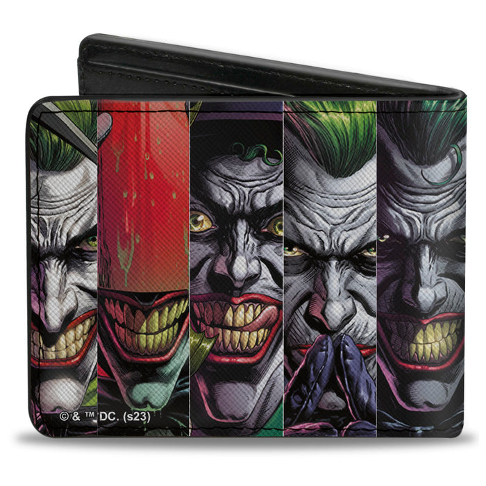 Bi-Fold Wallet - The Joker 10-Comic Book Cover Expression Blocks Bi-Fold Wallets DC Comics   