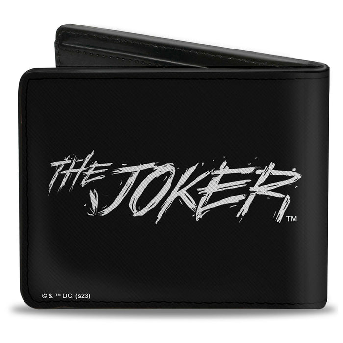 Bi-Fold  Wallet - THE JOKER Smiling Face Sketch Black/White Bi-Fold Wallets DC Comics   