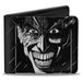 Bi-Fold  Wallet - THE JOKER Smiling Face Sketch Black/White Bi-Fold Wallets DC Comics   