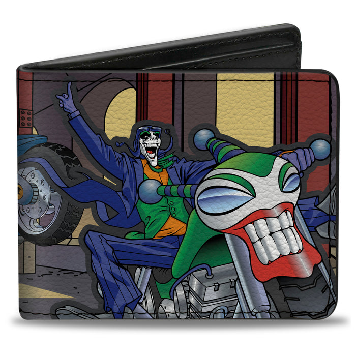 Bi-Fold Wallet - Batman Chasing Joker on Motorcycle in Tunnel Scene Bi-Fold Wallets DC Comics