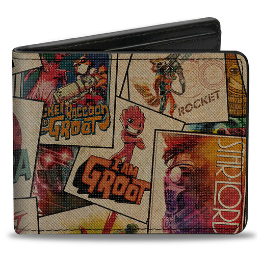 Bi-Fold  Wallet - Guardians of the Galaxy Character Posters Stacked Bi-Fold Wallets Marvel Comics   