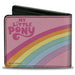 Bi-Fold Wallet - MY LITTLE PONY Three Pony Rainbow Cloud Pose Pinks Bi-Fold Wallets Hasbro   