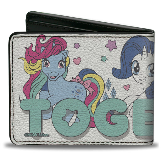 Bi-Fold Wallet - My Little Pony TOGETHER Pony Trio Pose White/Teal Bi-Fold Wallets Hasbro