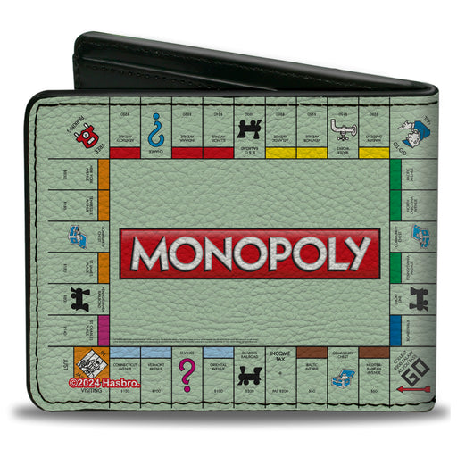 Bi-Fold Wallet - Monopoly Game Board  Layout Bi-Fold Wallets Hasbro   