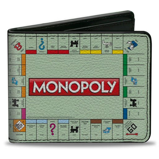 Bi-Fold Wallet - Monopoly Game Board  Layout Bi-Fold Wallets Hasbro   