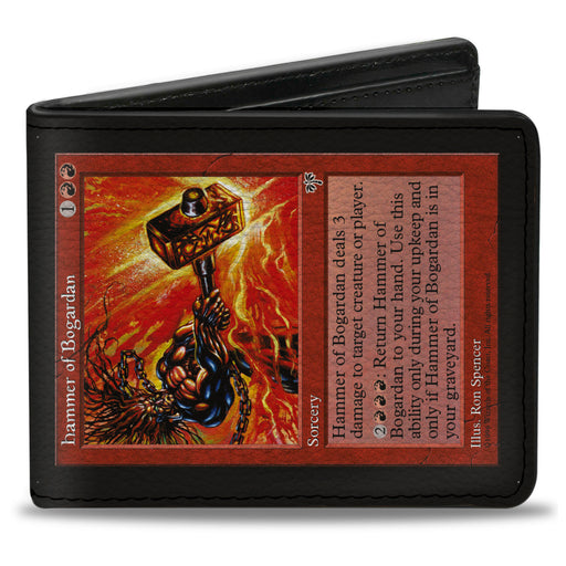 Bi-Fold Wallet - Magic the Gathering Hammer of Bogardan Deckmaster Card Replica Bi-Fold Wallets Wizards of the Coast   