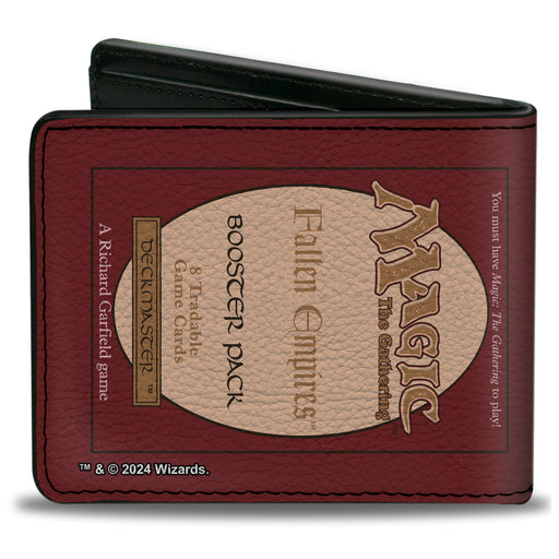 Bi-Fold Wallet - Magic the Gathering FALLEN EMPIRES BOOSTER PACK Deckmaster Card Replica Browns Bi-Fold Wallets Wizards of the Coast