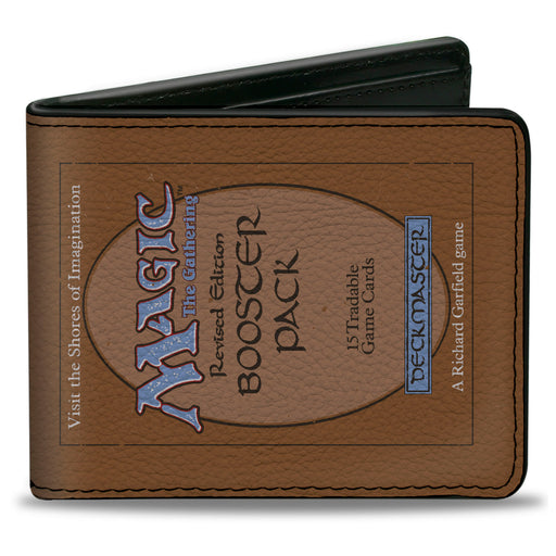 Bi-Fold Wallet - Magic the Gathering BOOSTER PACK Deckmaster Card Replica Bi-Fold Wallets Wizards of the Coast   