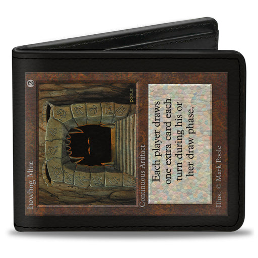 Bi-Fold Wallet - Magic the Gathering Howling Mine Deckmaster Card Replica Bi-Fold Wallets Wizards of the Coast   