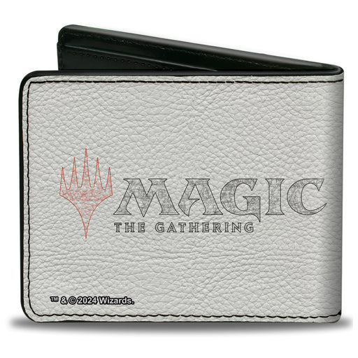 Bi-Fold Wallet - MAGIC THE GATHERING White Mana Sun Icon and Title Logo White/Yellows Bi-Fold Wallets Wizards of the Coast   