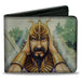 Bi-Fold Wallet - Magic the Gathering Ancestral Recall Pharaoh and Pyramid Card Image Bi-Fold Wallets Wizards of the Coast   