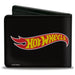 Bi-Fold Wallet - HOT WHEELS Fire Logo Black/Red/Yellow Bi-Fold Wallets Mattel   