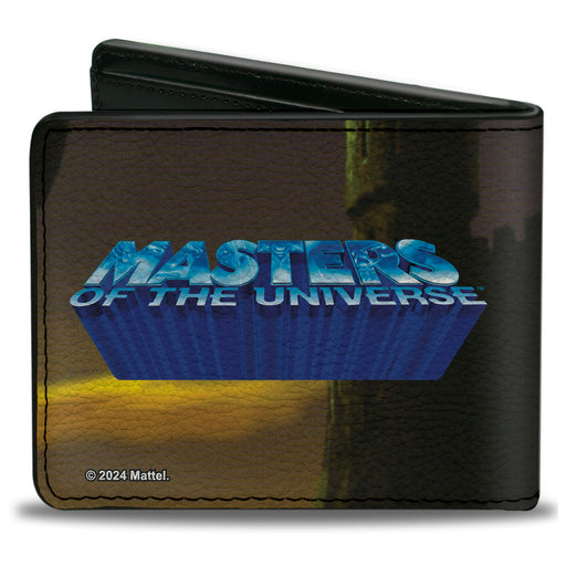 Bi-Fold Wallet - Masters of the Universe Castle Grayskull Entrance and Title Logo Bi-Fold Wallets Mattel