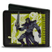 Bi-Fold Wallet - Masters of the Universe He-Man and Skeletor Pose and Quotes Black Bi-Fold Wallets Mattel   