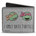 Bi-Fold Wallet - Teenage Mutant Ninja Turtles I ONLY DATE TURTLES Expressions Grays Bi-Fold Wallets Nickelodeon   