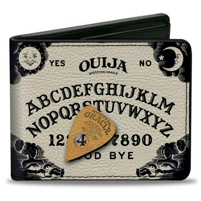 Bi-Fold Wallet - Ouija Board with Planchette White/Black Bi-Fold Wallets Hasbro   