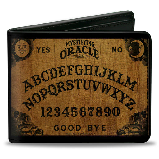 Bi-Fold Wallet - Ouija Board Replica Black/Wood Grain Bi-Fold Wallets Hasbro   