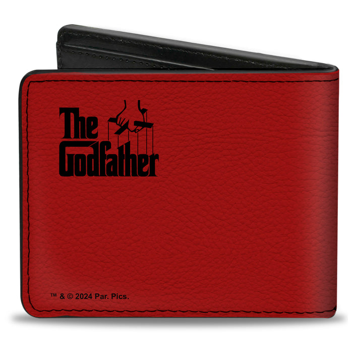 Bi-Fold Wallet - THE GODFATHER LOYALTY HONOR FAMILY Red/Black/White Bi-Fold Wallets Paramount Pictures   