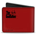 Bi-Fold Wallet - THE GODFATHER LOYALTY HONOR FAMILY Red/Black/White Bi-Fold Wallets Paramount Pictures   