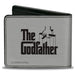 Bi-Fold Wallet - The Godfather I'LL MAKE HIM AN OFFER and Title Logo News Print White/Black/Red Bi-Fold Wallets Paramount Pictures   