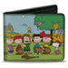 Bi-Fold Wallet - Peanuts Gang Backyard Baseball Group Pose Bi-Fold Wallets Peanuts Worldwide LLC