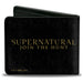 Bi-Fold Wallet - SUPERNATURAL ABBADON QUEEN OF HELL Profile Pose Black/Golds Bi-Fold Wallets Supernatural   