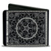 Bi-Fold Wallet - Supernatural Pentagram Mandala Black/White Bi-Fold Wallets Supernatural   