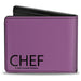 Bi-Fold Wallet - South Park CHEF Pose and Text Purple Bi-Fold Wallets Comedy Central   