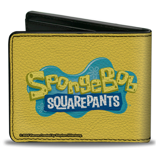 Bi-Fold Wallet - SPONGEBOB SQUAREPANTS STILL NO PICKLES and Title Logo Yellow/Multi Color Bi-Fold Wallets Nickelodeon