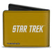 Bi-Fold Wallet - Classic STAR TREK Starfleet Command Insignia Logo Gold/Yellow Bi-Fold Wallets Star Trek   