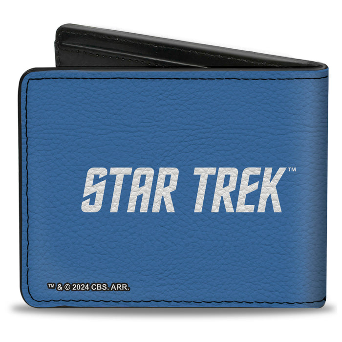 Bi-Fold Wallet - Classic STAR TREK Starfleet Sciences Insignia Logo Blue/Yellow Bi-Fold Wallets Star Trek   