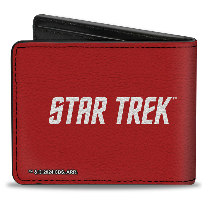 Bi-Fold Wallet - Classic STAR TREK Starfleet Operations Insignia Logo Red/Yellow Bi-Fold Wallets Star Trek   