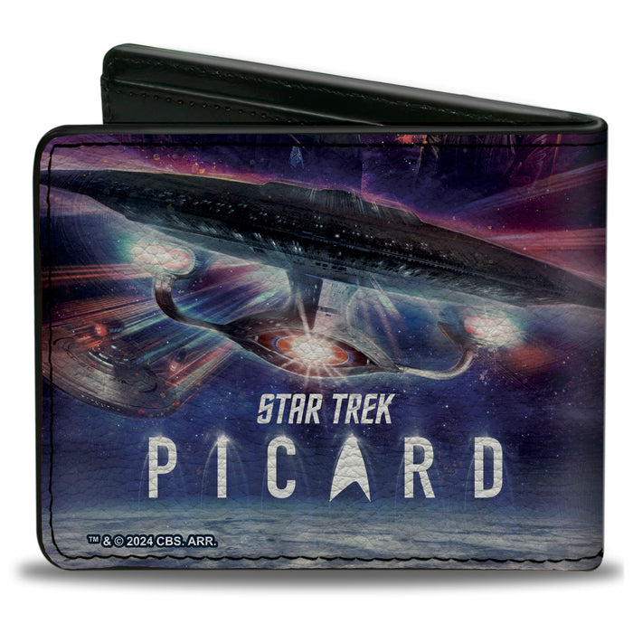 Bi-Fold Wallet - STAR TREK PICARD Group Pose and Title Logo Multi Color Bi-Fold Wallets CBS Studios Inc.   