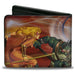 Bi-Fold Wallet - THUNDERCATS Slithe Cheetara Tygra Battle Scene Bi-Fold Wallets ThunderCats