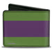 Bi-Fold Wallet - Transformers Decepticon Shield and Stripe Green/Purple/White Bi-Fold Wallets Hasbro   