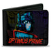 Bi-Fold Wallet - Transformers OPTIMUS PRIME Pose/Autobot Fade Black/Multi Color Bi-Fold Wallets Hasbro   