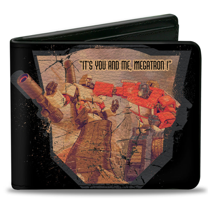 Bi-Fold Wallet - Transformers Megatron vs. Optimus Prime IT'S YOU AND ME, MEGATRON! Scene Bi-Fold Wallets Hasbro   