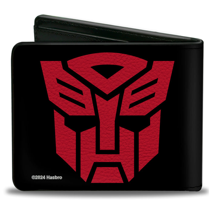 Bi-Fold Wallet - Transformers Autobot Shield Black/Red Bi-Fold Wallets Hasbro   