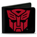 Bi-Fold Wallet - Transformers Autobot Shield Black/Red Bi-Fold Wallets Hasbro   