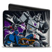 Bi-Fold Wallet - Transformers Decepticon and Autobots Battle Black/White Bi-Fold Wallets Hasbro