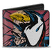 Bi-Fold  Wallet - Venom Eddie Brock Unmasked Pose Blocks Bi-Fold Wallets Marvel Comics   