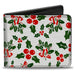 Bi-Fold Wallet - Holly & Mistletoe Bi-Fold Wallets Buckle-Down