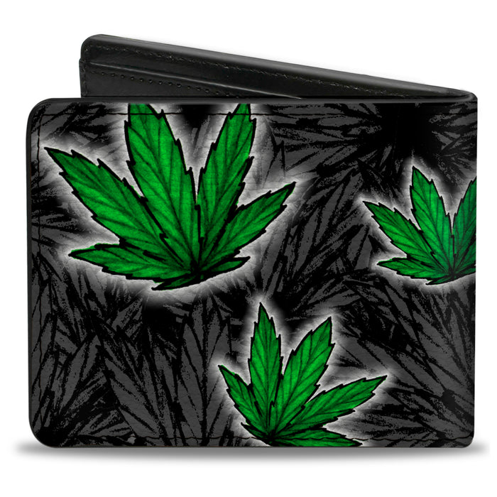 Bi-Fold Wallet - Marijuana Haze Black Bi-Fold Wallets Buckle-Down