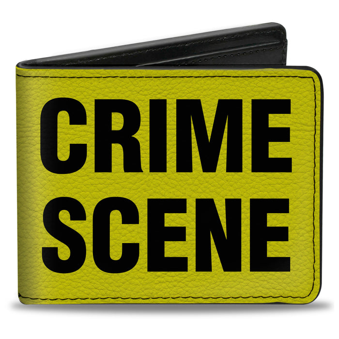 Bi-Fold Wallet - CRIME SCENE DO NOT CROSS Yellow Black Bi-Fold Wallets Buckle-Down